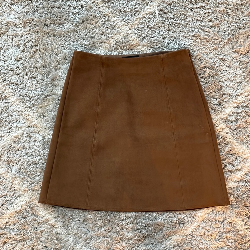 Aritzia Babaton Faux Suede Miniskirt